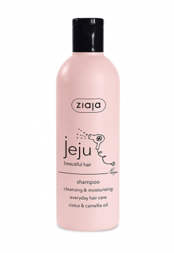 Ziaja Jeju Moisturising Shampoo for Hair Mango Coconut Papaya  Vegan 300ml