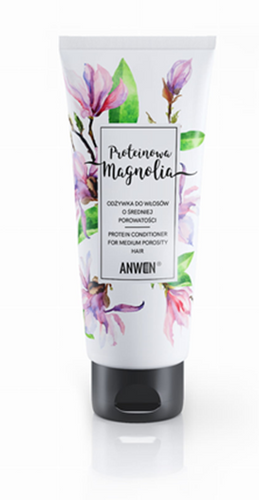 Anwen Proteinowa Magnolia Odbudowująca Odżywka do Włosów Średnioporowatych 200ml
