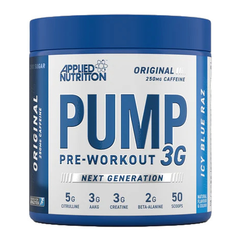 Applied Nutrition Pump 3G Przedtreningówka, Lodowa niebieska malina 375g