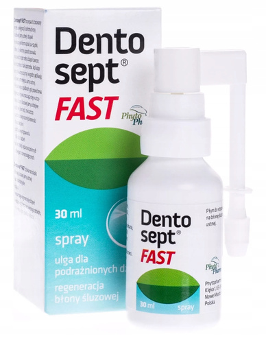 Dentosept Fast Spray Ulga dla Podrażnionych Dziąseł 30ml