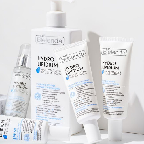 Bielenda Hydro Lipidium Maximum Tolerance Delicate Washing and Make-up Removal Emulsion 300ml