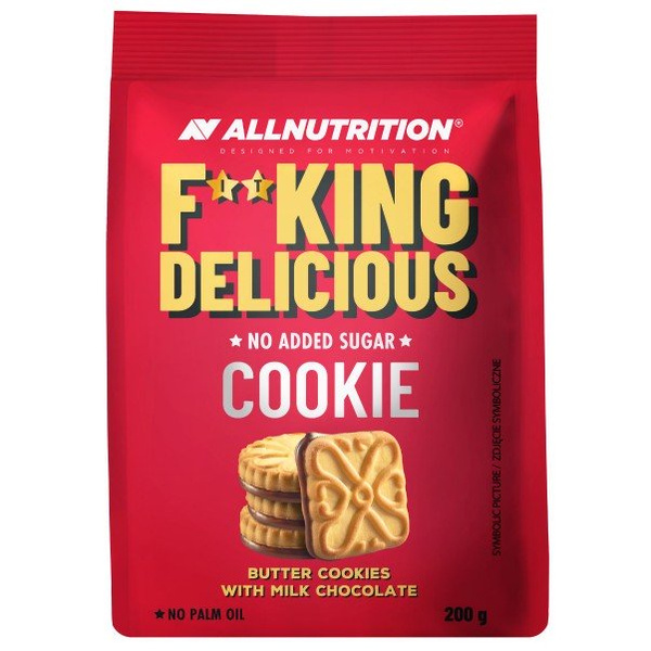 Allnutrition Fitking Delicious Cookie Butter Cookies with Milk Chocolate 200g