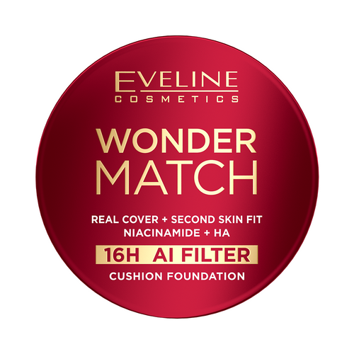 Eveline Wonder Match podkład w cushion pełne krycie 01 Ivory 15 g