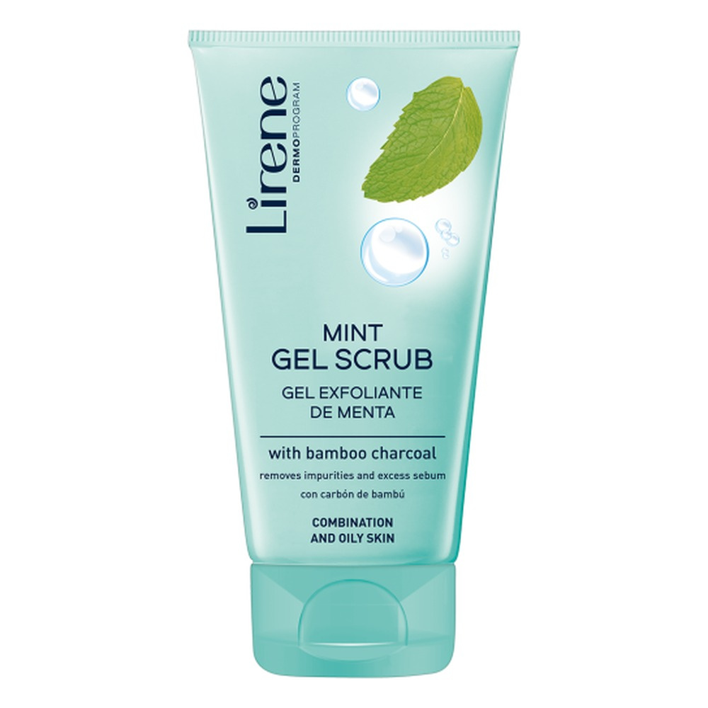 Lirene Miętowy Żel Peelingujący z Węglem z Bambusa 150ml
