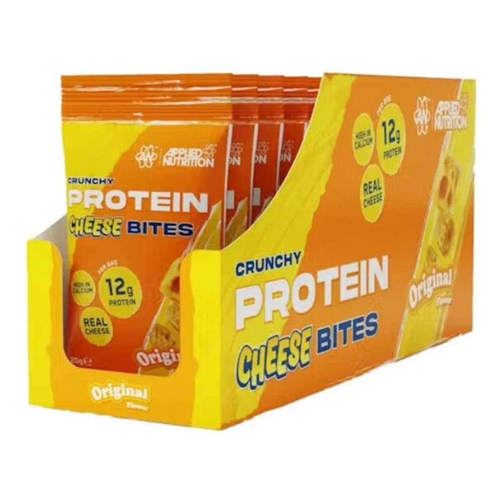 Applied Nutrition Chrupiące serowe przekąski proteinowe, Oryginalny 10 x 20g