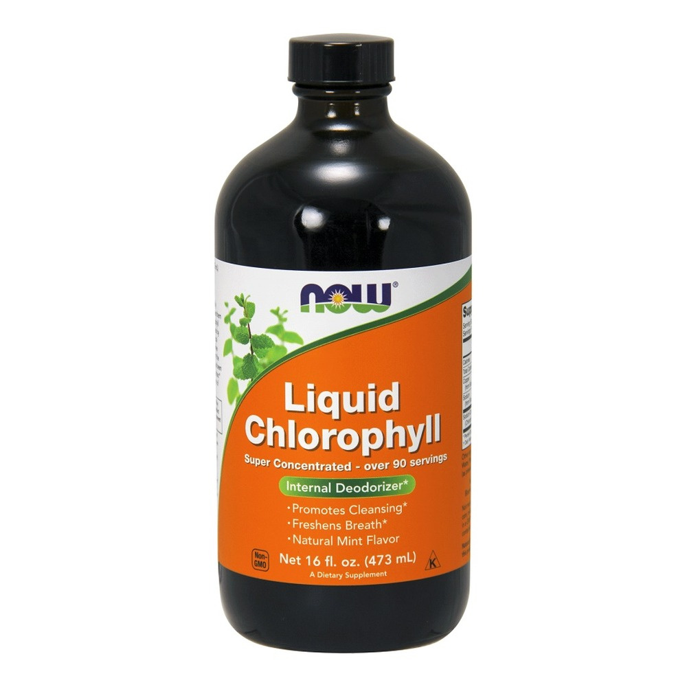 Now Foods Chlorophyll Liquid Wspomaga Oczyszczanie Organizmu 473ml