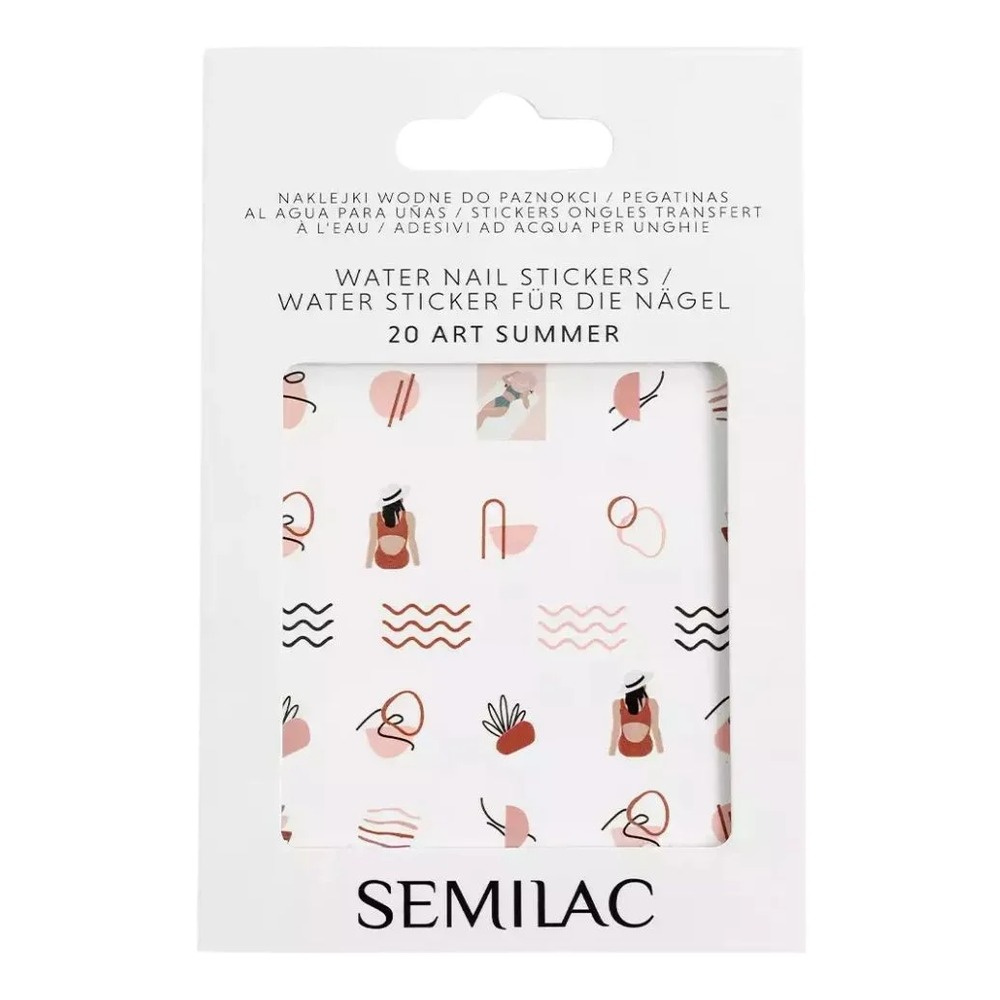 Semilac Water Nail Sticker Art Summer 20