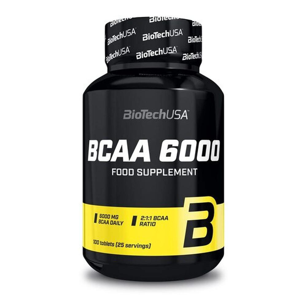 BioTechUSA BCAA 6000 Aminokwasy BCAA 100 tabletek