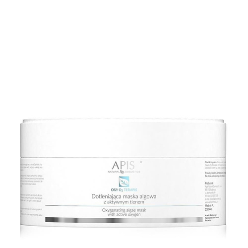 Apis Professional Oxy O2 Therapies Dotleniająca Maska Algowa z Aktywnym Tlenem dla Skóry Pozbawionej Blasku 100g