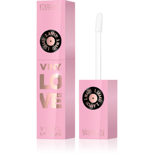 Eveline VinyLove Płynna Pomadka Winylowa z Efektem Gloss Nr 01 Pinky 4ml