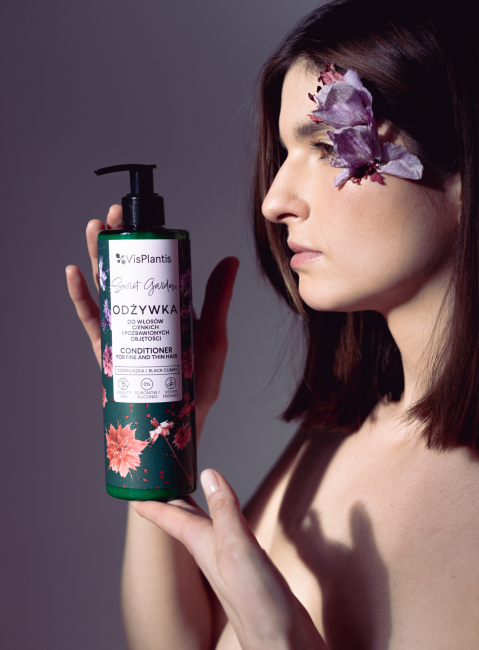 Vis Plantis Conditioner for Fine and Thin Hair with Black Cumin Linseed and Cotton Seed 400ml
