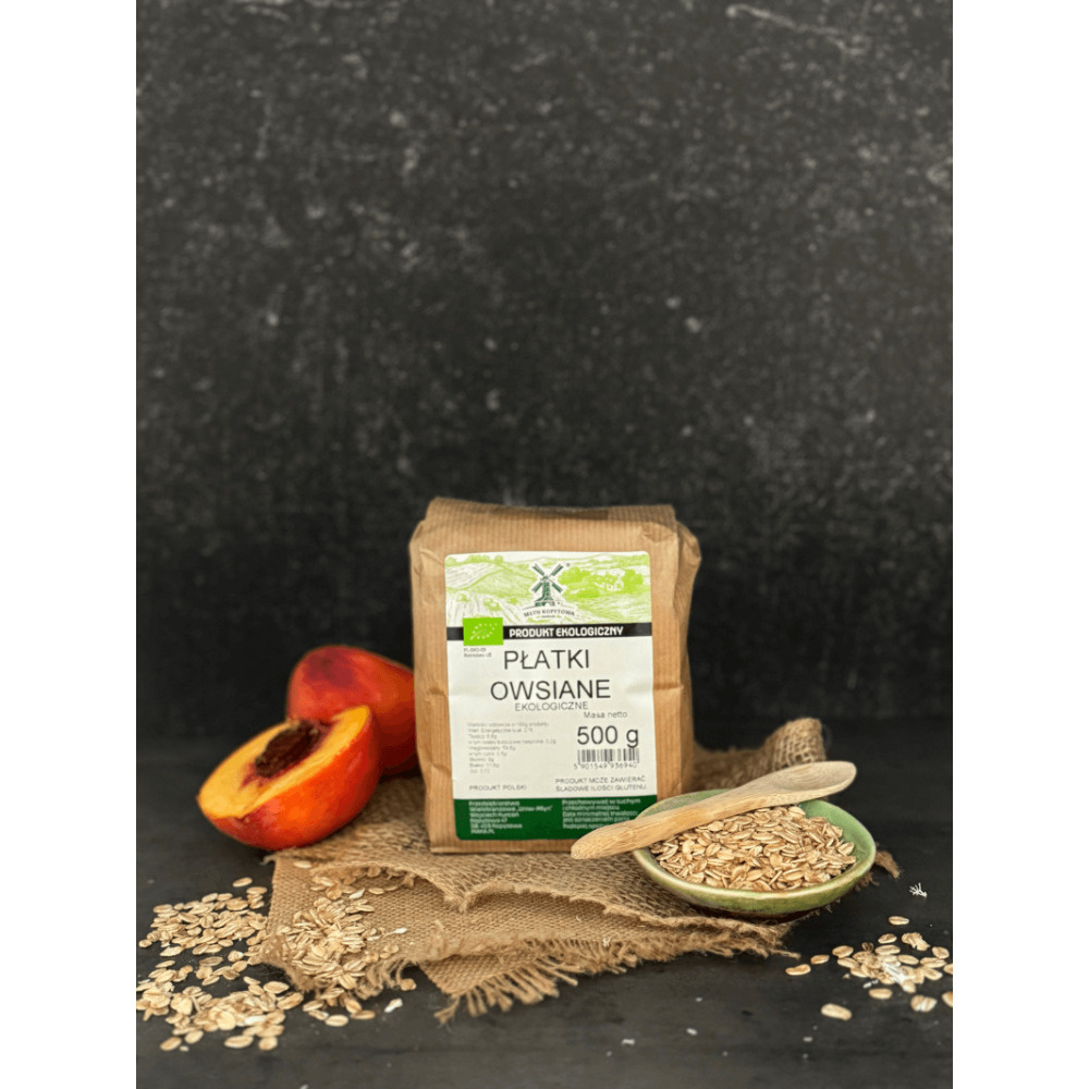 Młyn Kopytowa Organic Oat Flakes 500g