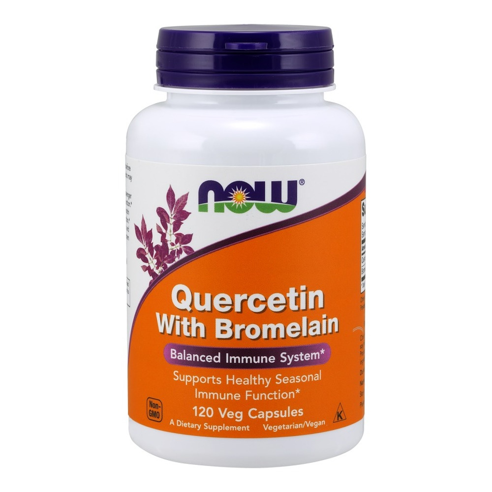 Now Foods Quercetin with Bromelain Wsparcie Odporności 120 Kapsułek