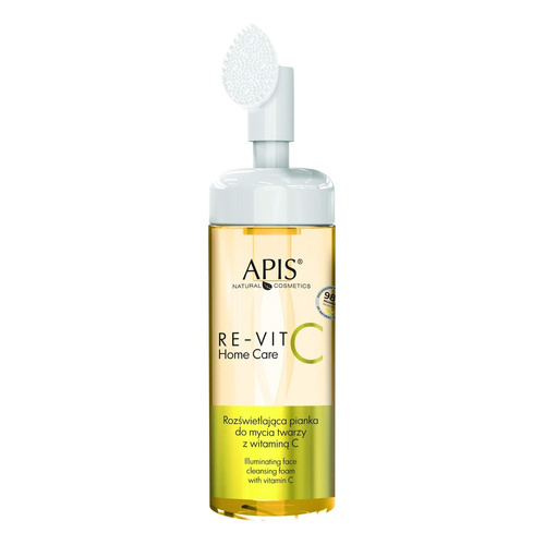 Apis Re-Vit C Illuminating Face Washing Foam with Vitamin C for Gray Skin with Discolorations 150ml