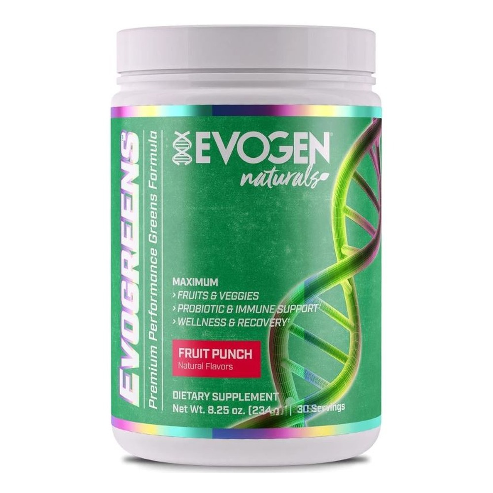 Evogen Evogreens Naturals Mieszanka greens, Owocowy Punch 234g