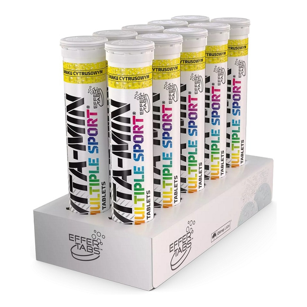 Olimp Nutrition Vita-Min Multiple Sport Tabletki Musujące o smaku Cytrusowym 200 Tabletek