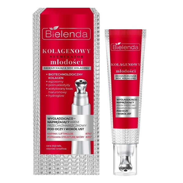Bielenda Collagen Youth Stimulator Wygładzająco-Ujędrniający Krem pod Oczy 15ml