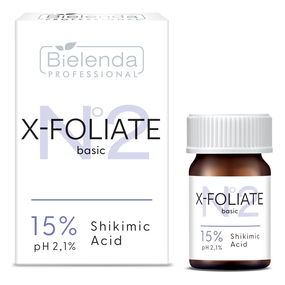 Bielenda Professional X-Foliate Preparat z 15% Kwasem Szikimowym 5ml