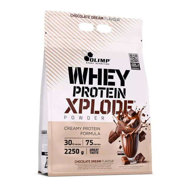Olimp Nutrition Whey Protein Xplode Czekoladowy Sen Odżywka Białkowa na Wzrost Masy Mięśniowej 2250g