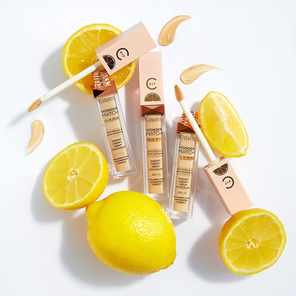 Eveline Wonder Match Lumi Illuminating Concealer with Vitamin C SPF15 No.20 Nude Warm 6.8ml