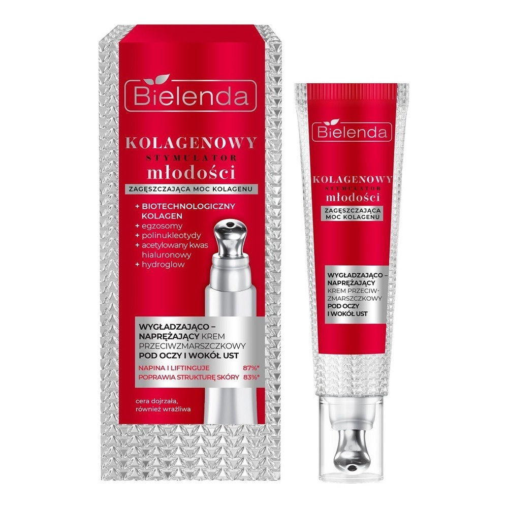 Bielenda Collagen Youth Stimulator Wygładzająco-Ujędrniający Krem pod Oczy 15ml