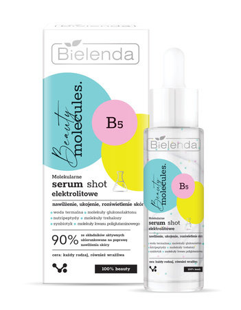 Bielenda Beauty Molecules Molekularne Serum Shot Elektrolitowe dla Każdego Rodzaju Skóry 30ml