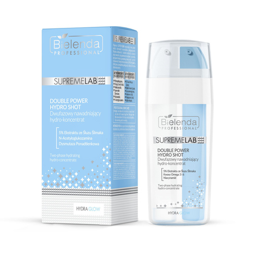 Bielenda Professional Supremelab Two-Phase Hydrating Hydro-Concentrate with Snail Slime Extract for Dry and Tired Skin 30ml
