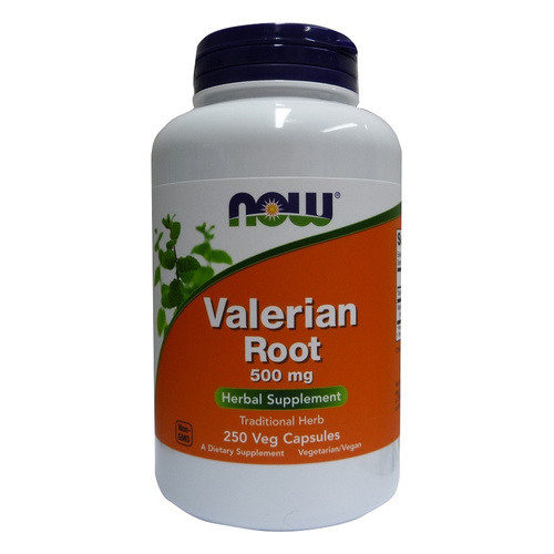 Now Foods Valerian Root 500mg Kozłek Lekarski Waleriana Relaks i Wyciszenie 250 Kapsułek