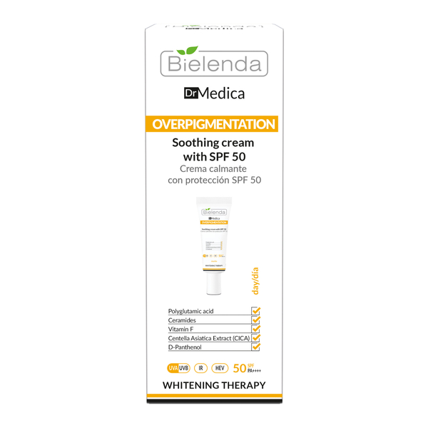 Bielenda Dr Medica Overpigmentation Soothing Cream with SPF 50 50ml