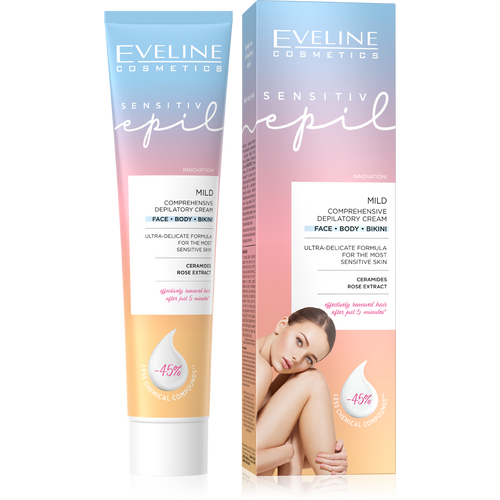Eveline Sevsitive Epil Mild Cream for Complex Hair Removal 125ml