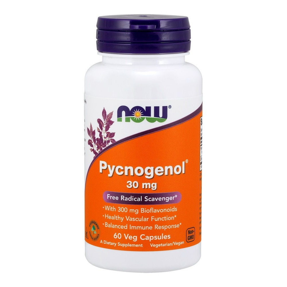 Now Foods Pycnogenol 30mg Wsparcie Odpornośći 60 Kapsułek