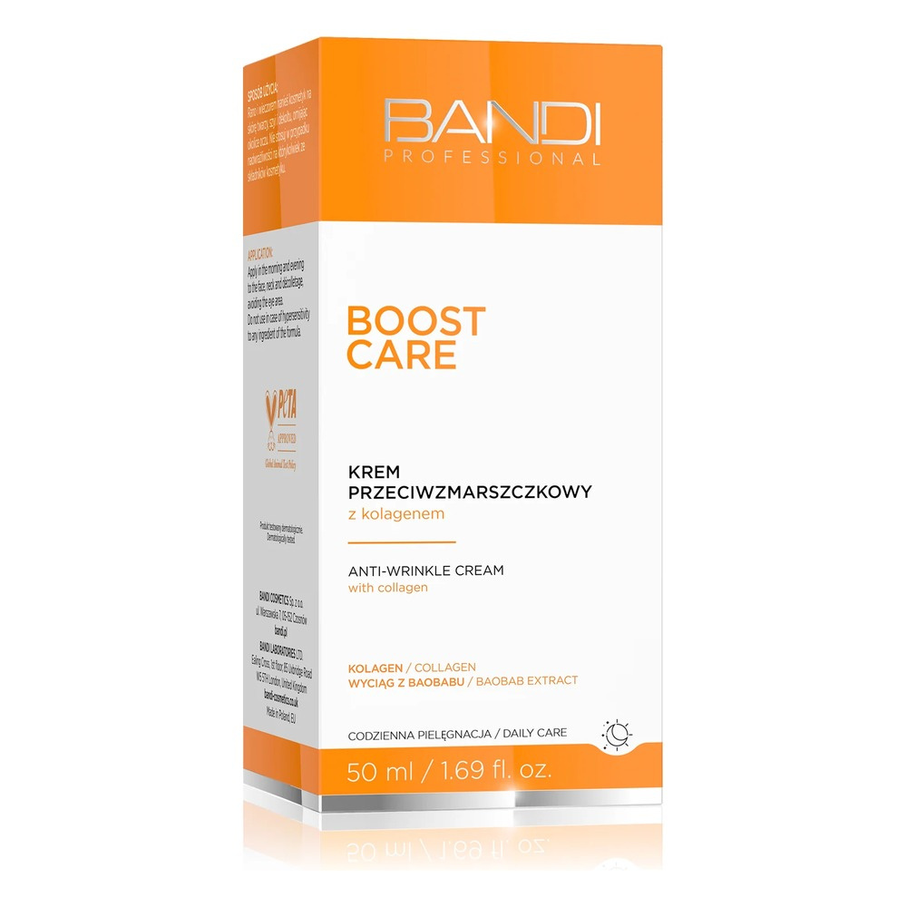 Bandi Boost Care Krem Przeciwzmarszczkowy Z Kolagenem i Elastyną 50ml