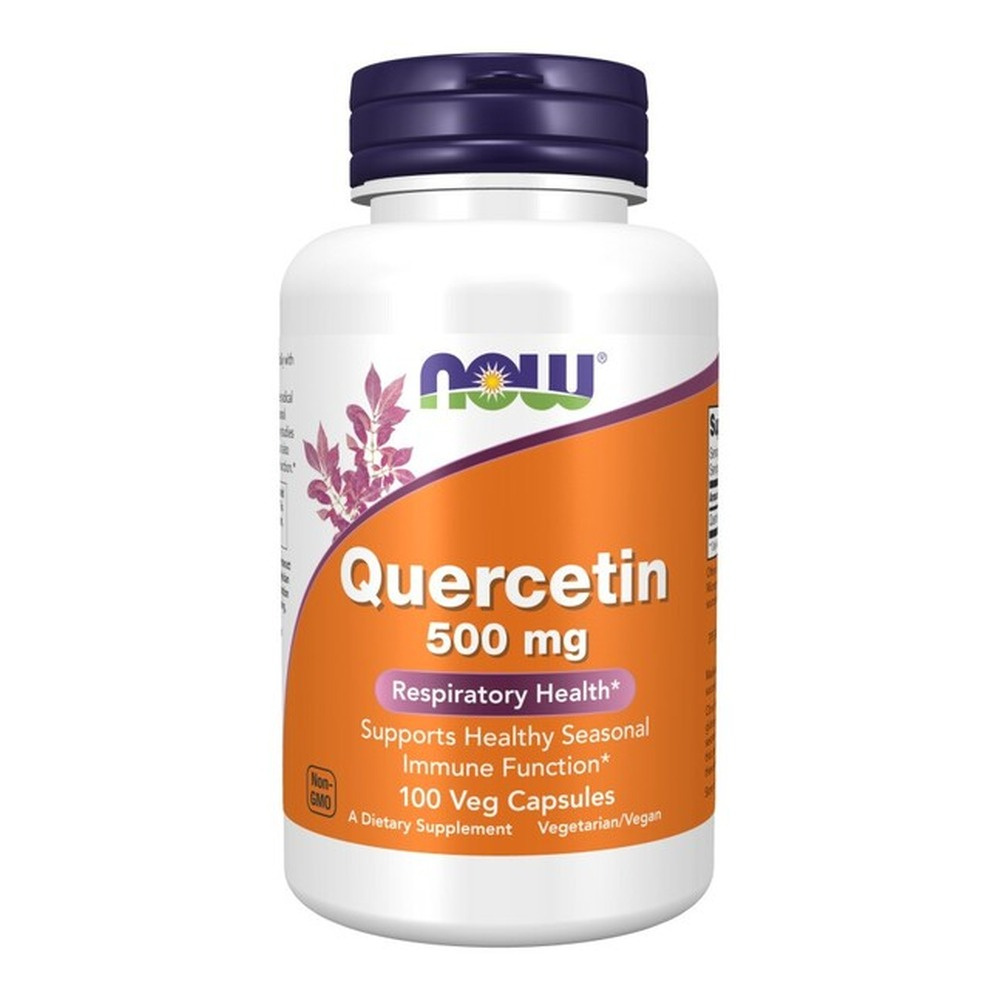 Now Foods Quercetin 500mg Kwercetyna Wspiera Odporność Organizmu 100 Kapsułek