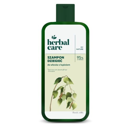 Herbal Care Birch Tar Cleansing Minimizing Oiliness Shampoo Hair with Dandruff 330ml