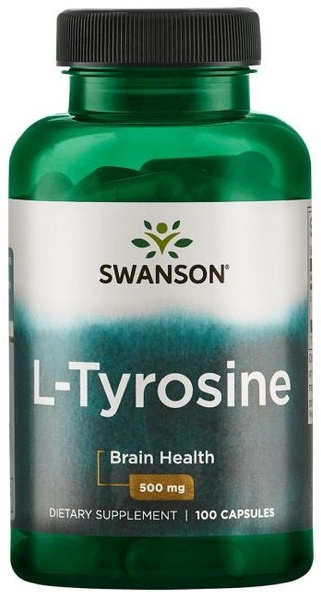 Swanson L-Tyrosine 500mg 100 Capsules