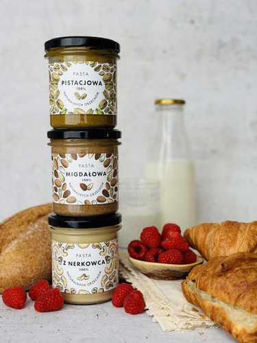 Młyn Kopytowa Skarby Młyna 100% Naturalna Pasta Migdałowa 300g