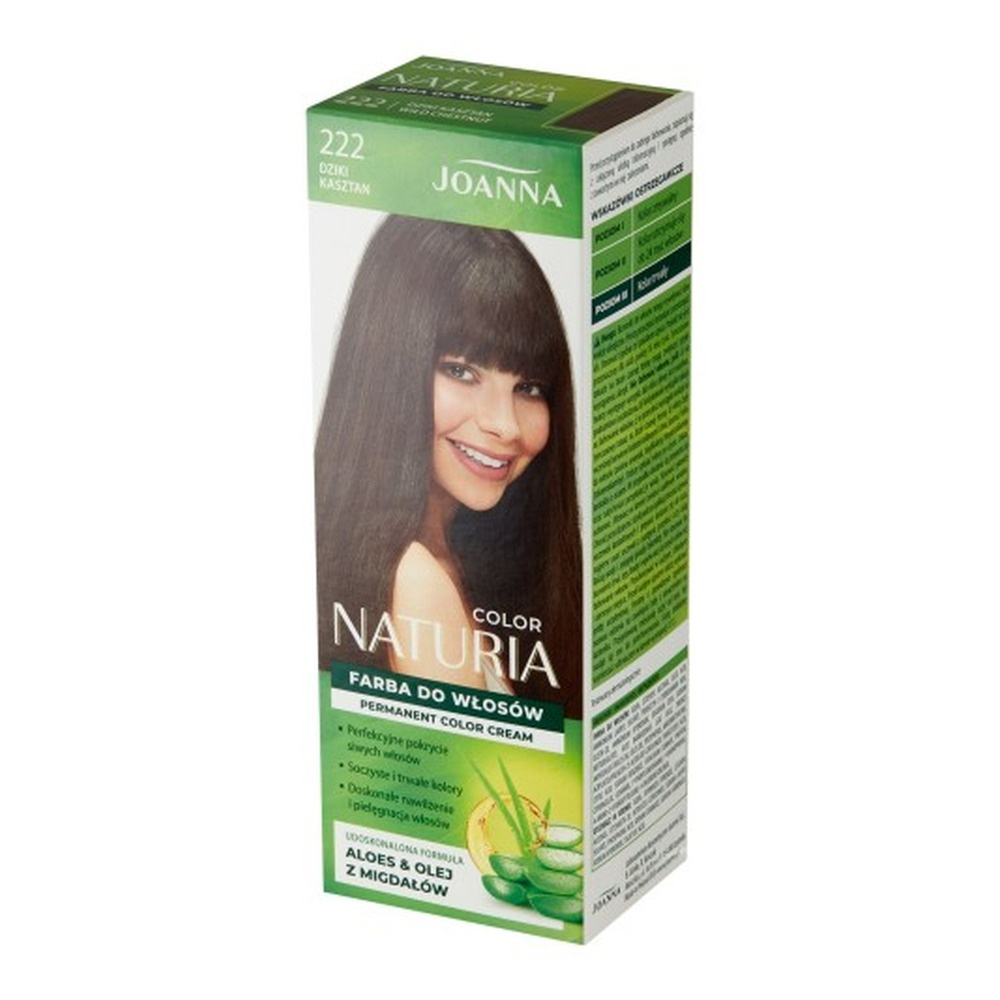 Joanna Naturia Color Farba do Włosów 222 Dziki Kasztan 100ml