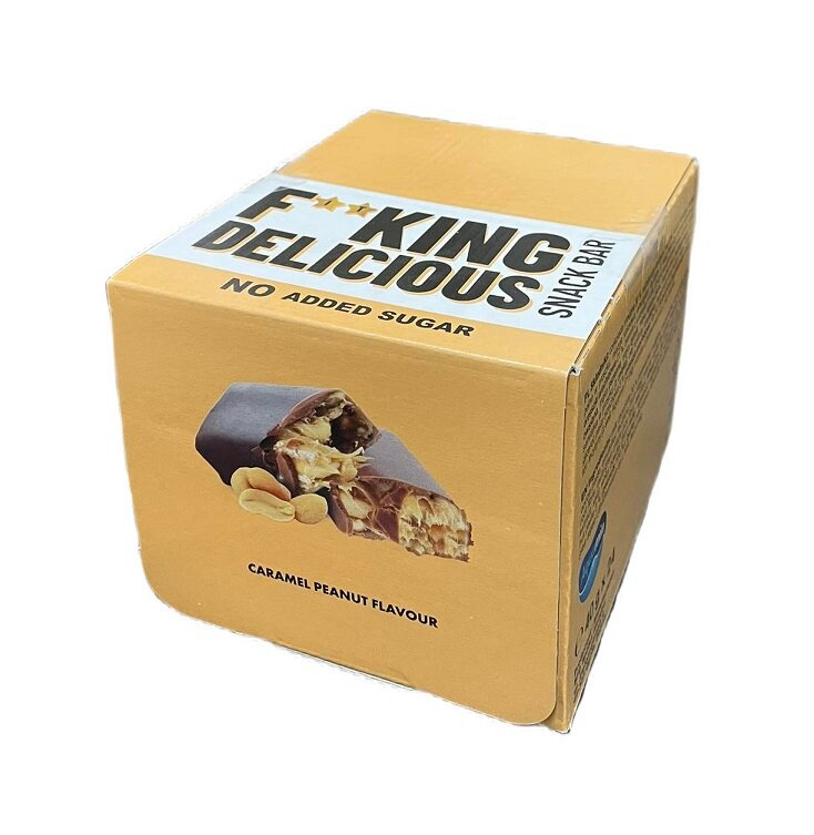 Allnutrition Fitking Delicious Snack Bar Peanut Caramel 24x40g