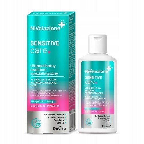 Nivelazione Sensitive Care Ultra-Delicate Specialist Shampoo for Hair and Skin with Psoriasis and Atopic Dermatitis 100ml