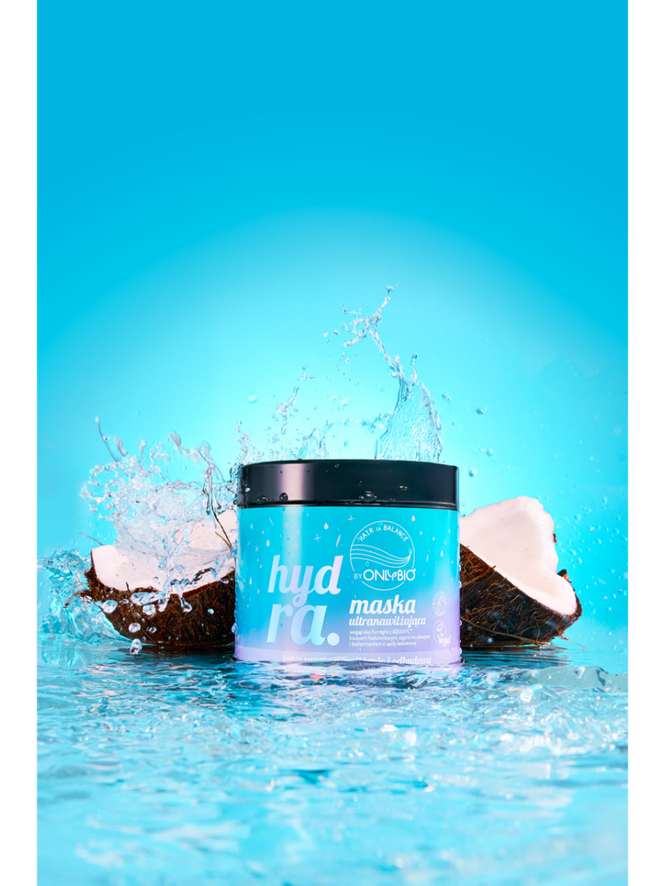 OnlyBio Hair in Balance Hydra Ultra-Moisturizing Mask for Dry and Dehydrated Hair 400ml