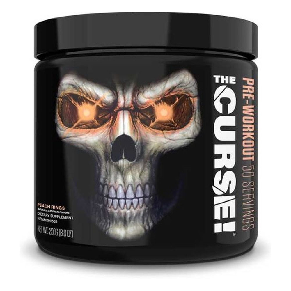 JNX Sports The Curse! Przedtreningówka o Smaku Pierścieni Brzoskwiniowych Na Energię i Koncentrację 250g