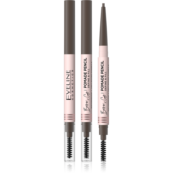 Eveline Brow & Go Wodoodporna Pomadowa Kredka do Brwi Taupe 1 Sztuka 