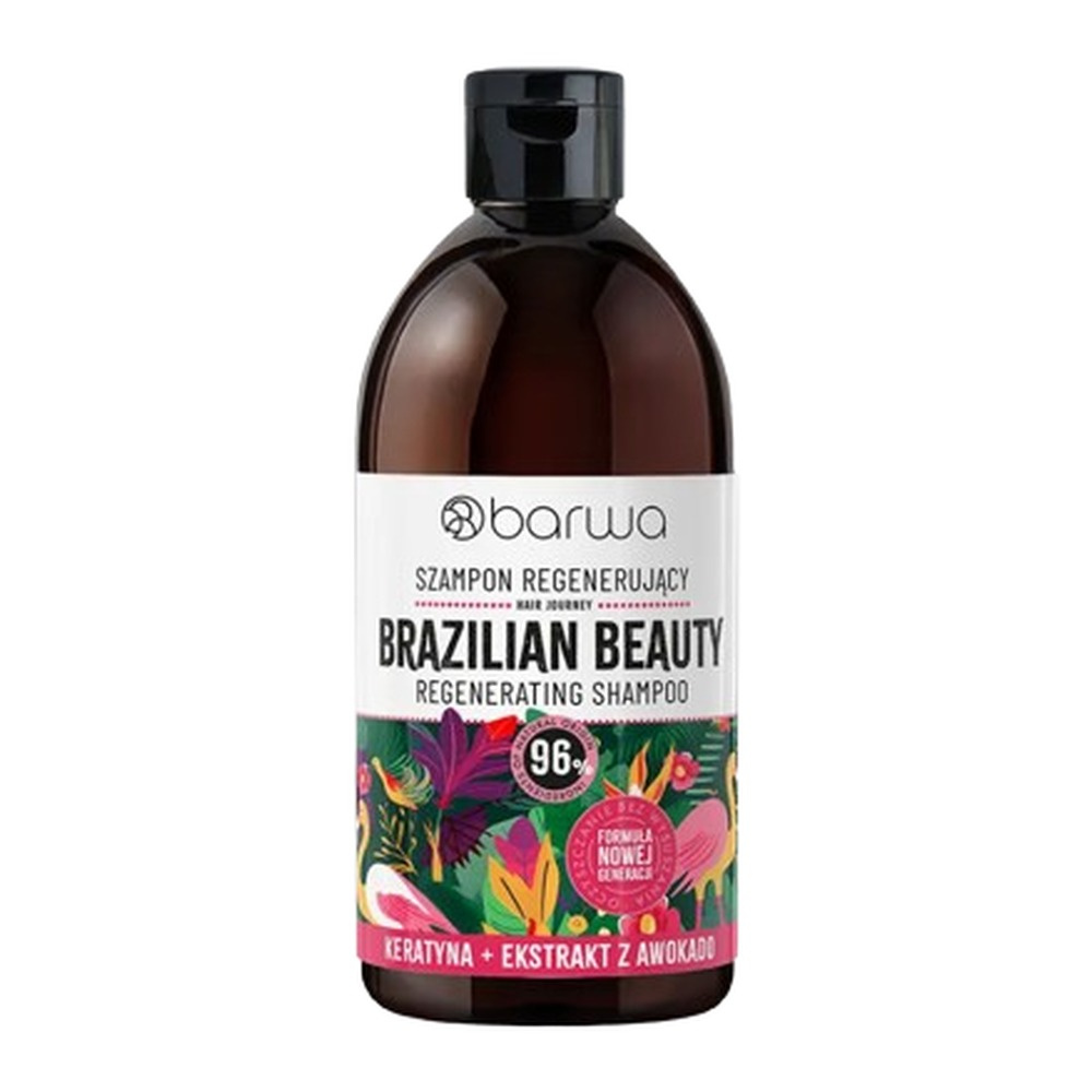 Barwa Hair Journey Brazilian Beauty Regenerujący Szampon dla Włosów Zniszczonych 380ml
