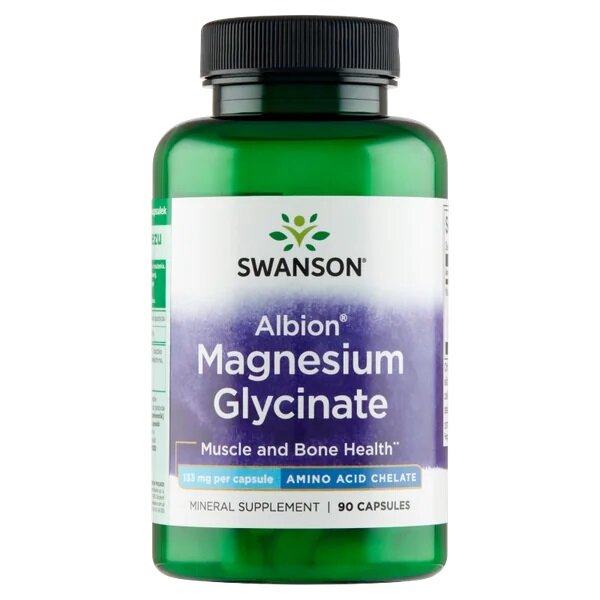 Swanson Albion Magnesium 133mg 90 Kapsułek