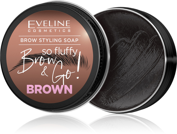 Eveline Brow & Go Mydło do Stylizacji Brwi Brown 25g