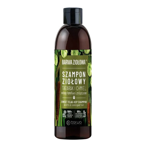 Barwa Barwa Ziołowa Szampon Ziołowy Tatarak i Chmiel dla Włosów Zniszczonych i Łamliwych 250ml