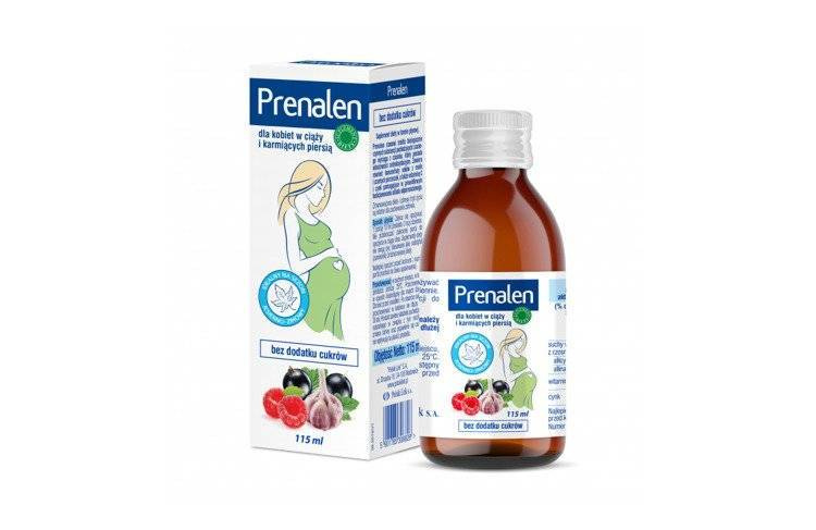 Prenalen Syrop Bez Dodatku Cukrów Dla Kobiet W Ciąży i Karmiących 115ml Best Before 30.09.26
