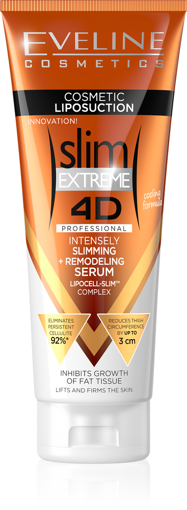 Eveline 4D Slim Extreme Serum Intensively Remodeling Liposuction 250ml