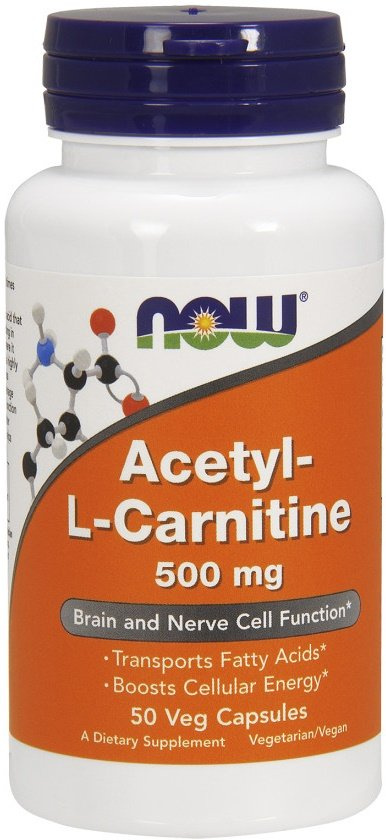 Acetyl-L-Carnitine, 500mg - 50 vcaps