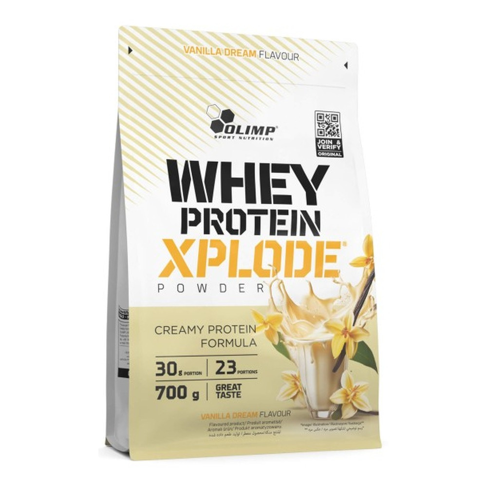 Olimp Nutrition Whey Protein Xplode Vanilla Dream Odżywka Białkowa na Wzrost Masy Mięśniowej 700g